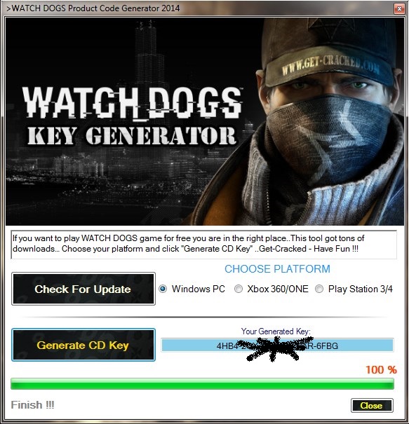 watch dogs cd key free
